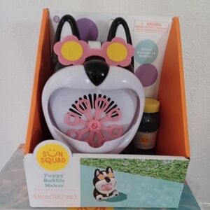 Puppy Bubble Maker - Black and Pink